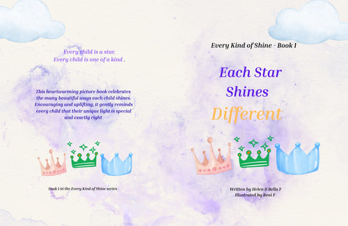 Each Star Shines Different- Children's book