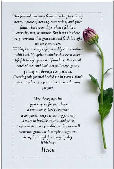 Becoming Whole Through Gratitude and Faith: A 120-Day Guided Journal